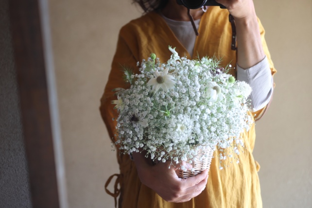 かすみ草と白の花 | le petit bonheur